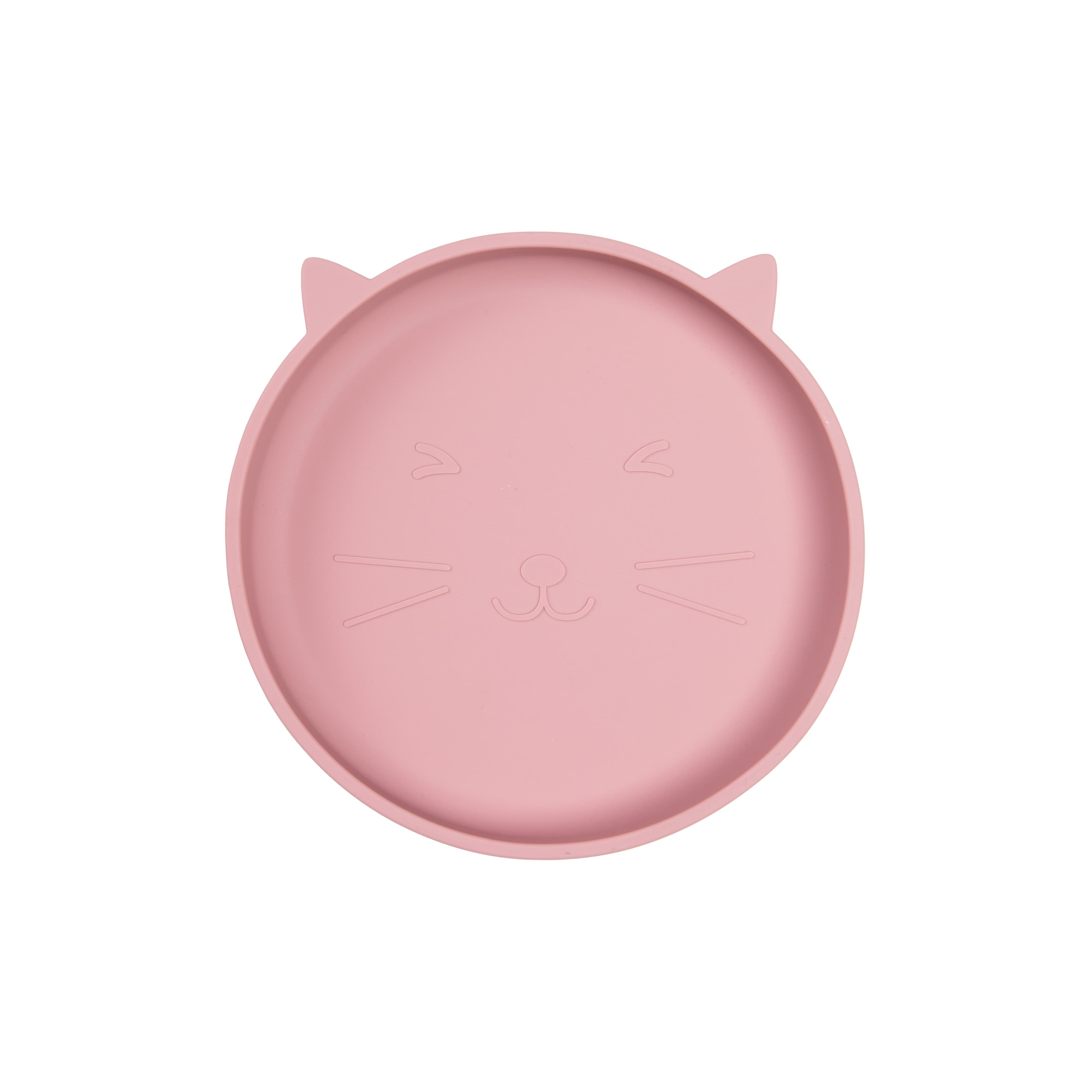 Imagen 6 de 6 de Set de Alimentación de Silicona Gatito