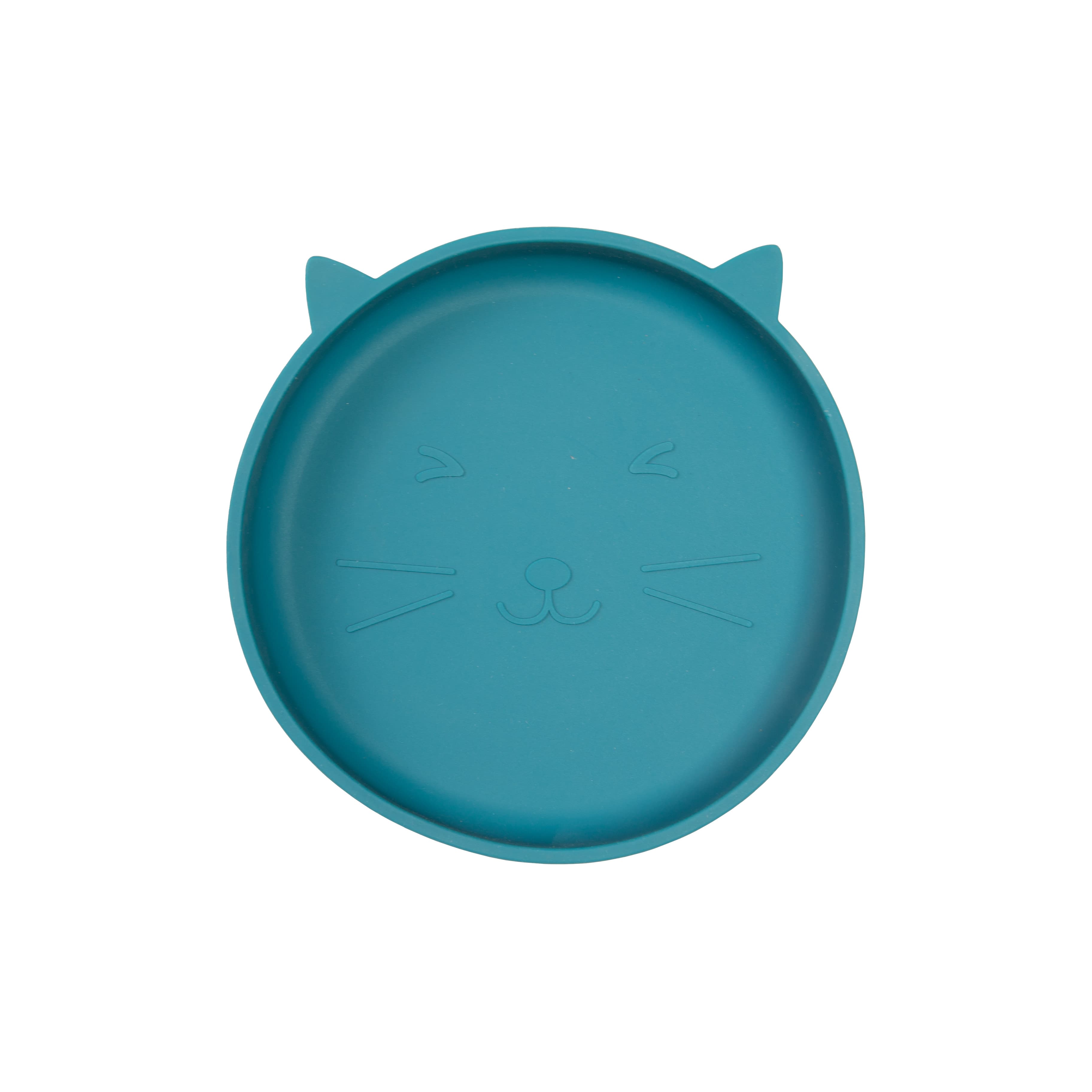 Imagen 6 de 6 de Set de Alimentación de Silicona Gatito